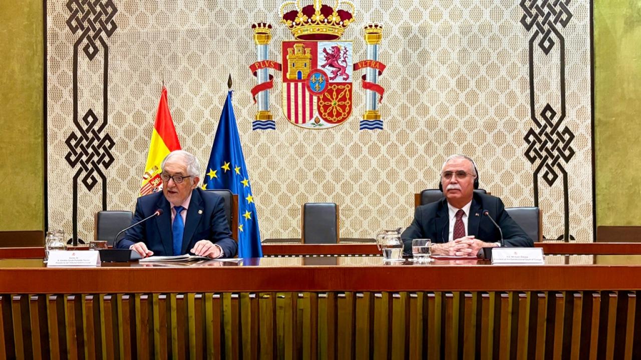 Anayasa Mahkemesi Başkanı Özkaya, İspanya'ya çalışma ziyareti gerçekleştirdi