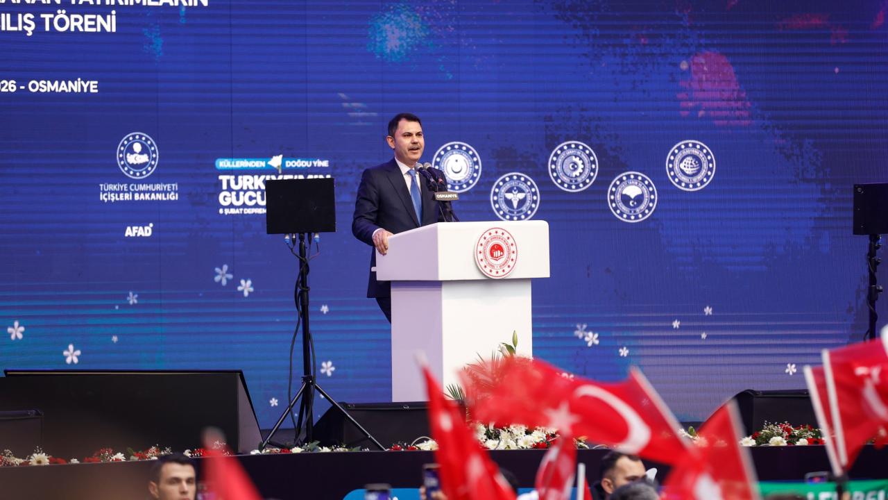 Bakan Kurum: Asrın inşasını, 500 bin yeni sosyal konutumuzla taçlandıracağız