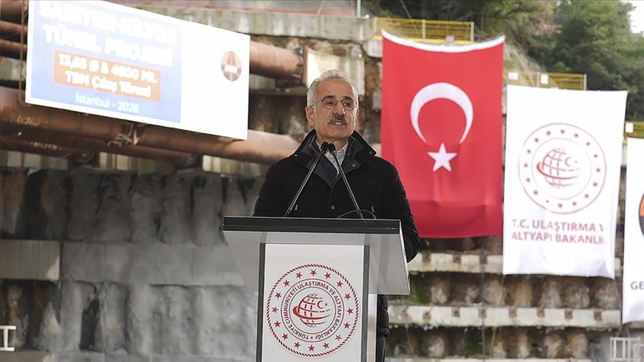 Bakan Uraloğlu: Sarıyer-Kilyos Tünel Projesi'nin tamamlanmasıyla İstanbul'un kuzeyindeki ulaşım kökten değişecek