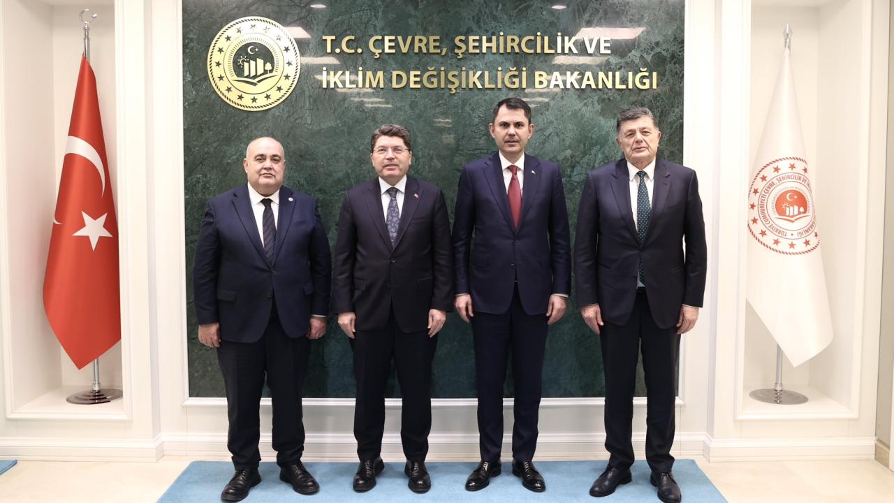 Çevre, Şehircilik ve İklim Değişikliği Bakanı Kurum ile Adalet Bakanı Tunç görüştü