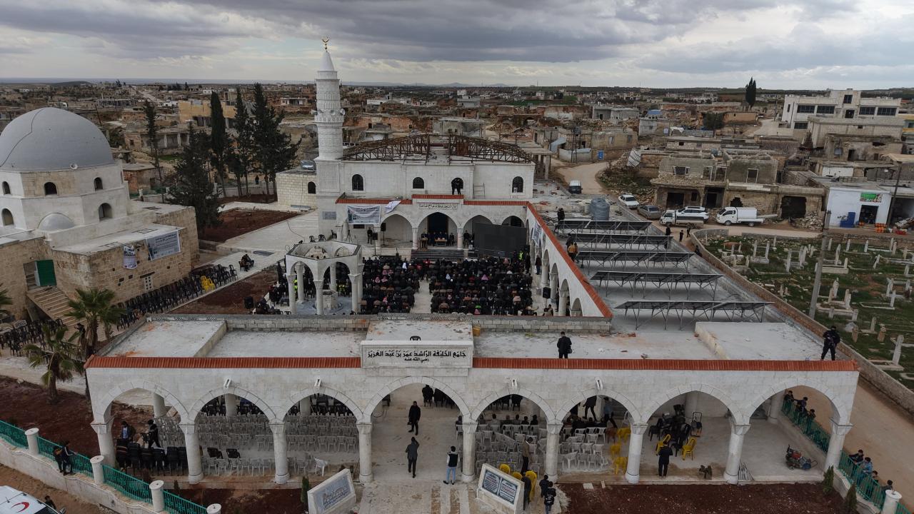 Suriye'nin İdlib ilindeki "Ömer bin Abdülaziz Türbesi" Türkiye'nin desteğiyle restore edildi