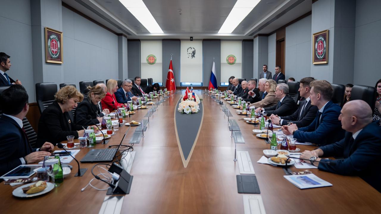 Yargıtay Cumhuriyet Başsavcısı Şentürk, Rusya Federasyonu Başsavcısı Vladimiroviç ile görüştü