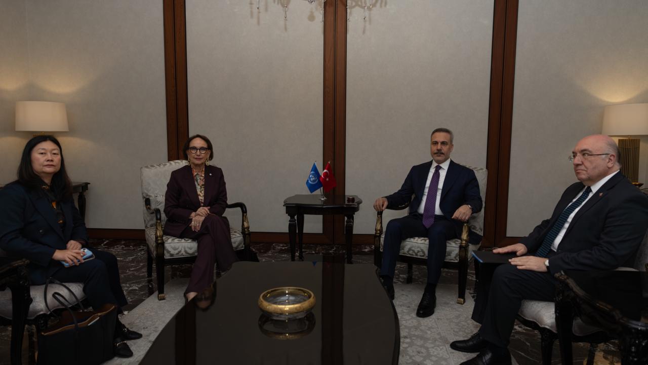 Dışişleri Bakanı Fidan, UNCTAD Genel Sekreteri Grynspan'ı kabul etti