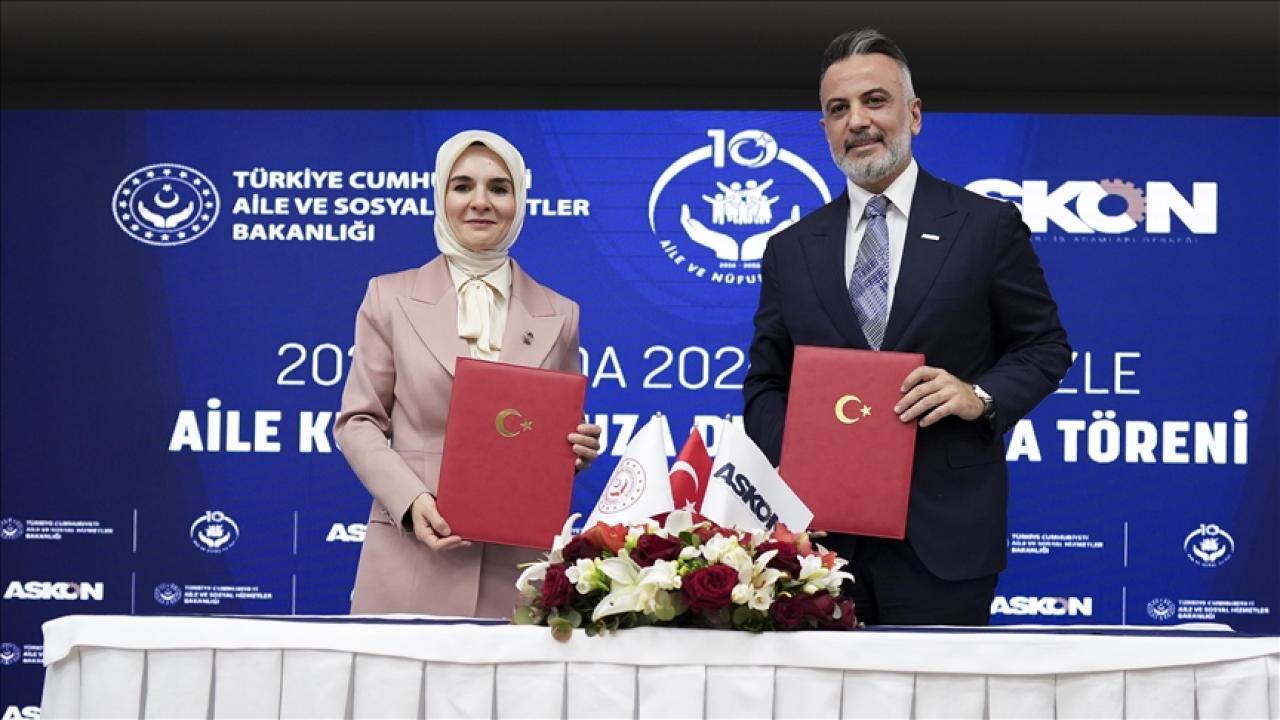Aile ve Sosyal Hizmetler Bakanlığı ile ASKON arasında işbirliği protokolü imzalandı