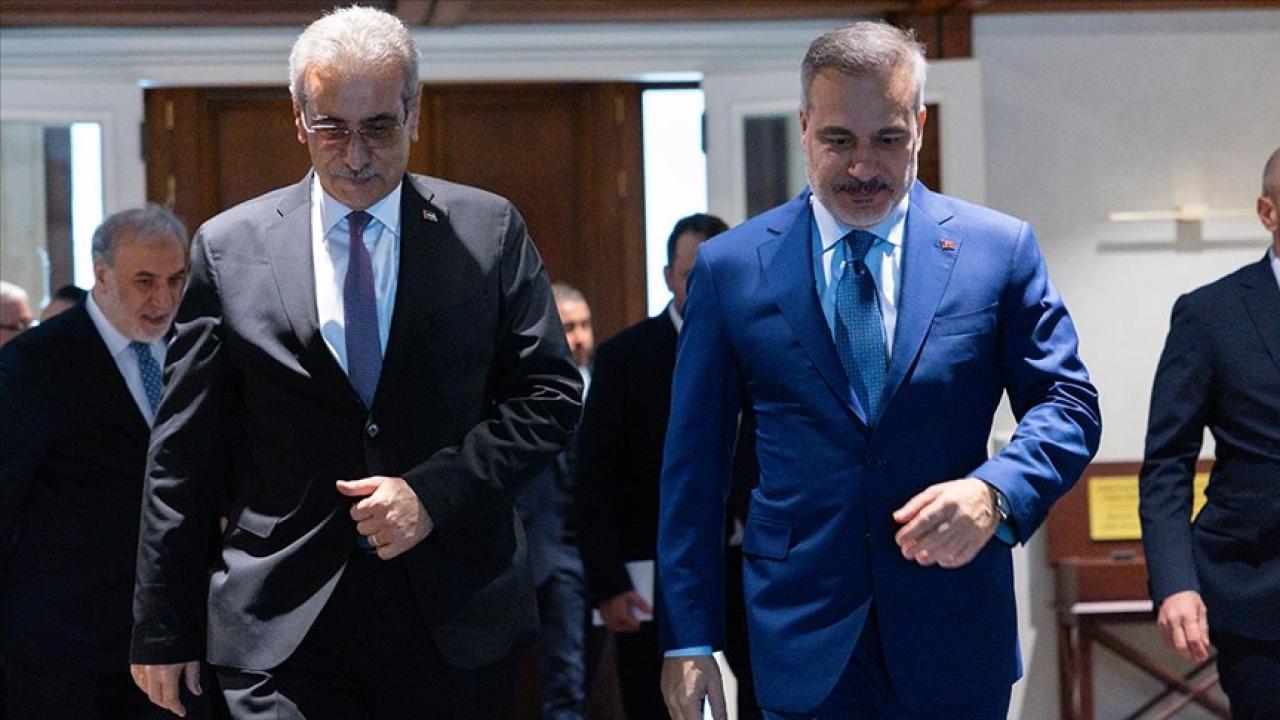 Dışişleri Bakanı Fidan, Gazze Yönetimi Ulusal Komitesi Başkanı Şaas ile görüştü