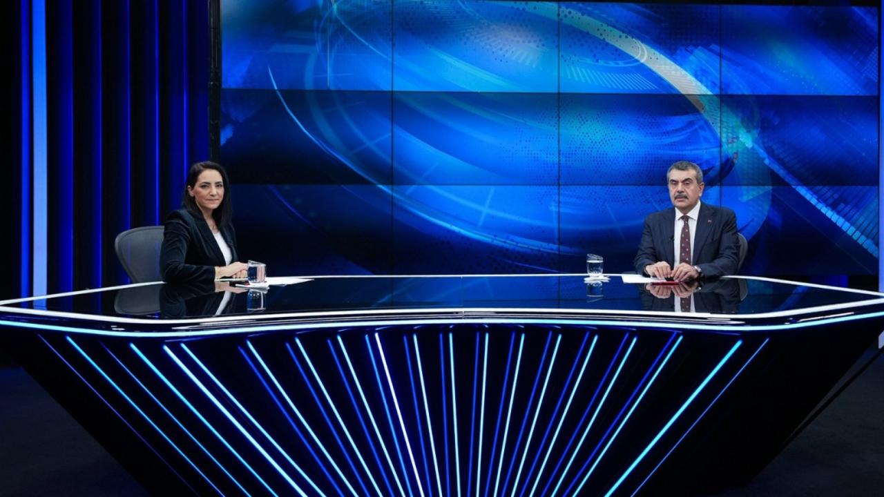 Milli Eğitim Bakanı Tekin, canlı yayında eğitim gündemini değerlendirdi