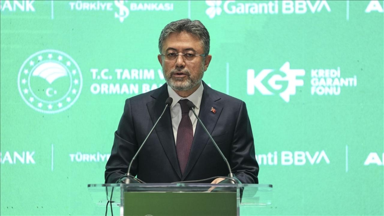 Bakan Yumaklı: Tarım Kefalet Destek Programı ile ilk aşamada 30 milyar liralık tarımsal krediye teminat sağlanacak