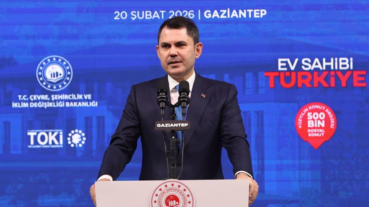 Bakan Kurum: Biz, lafla değil eserle konuşuyoruz