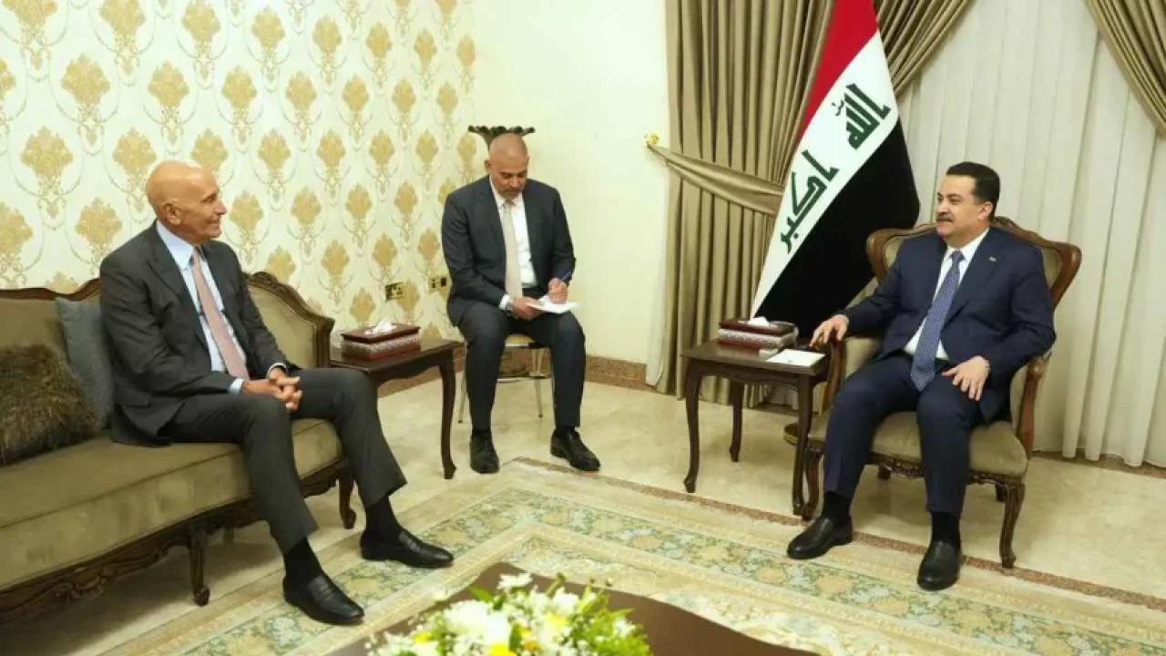 Irak Başbakanı Sudani, ABD'nin Suriye Özel Temsilcisi Barrack ile görüştü