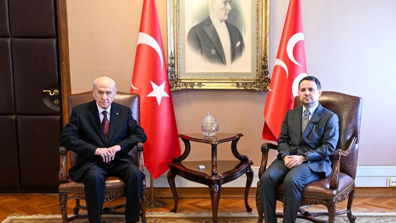 Adalet Bakanı Gürlek, MHP Lideri Devlet Bahçeli'yi ziyaret etti