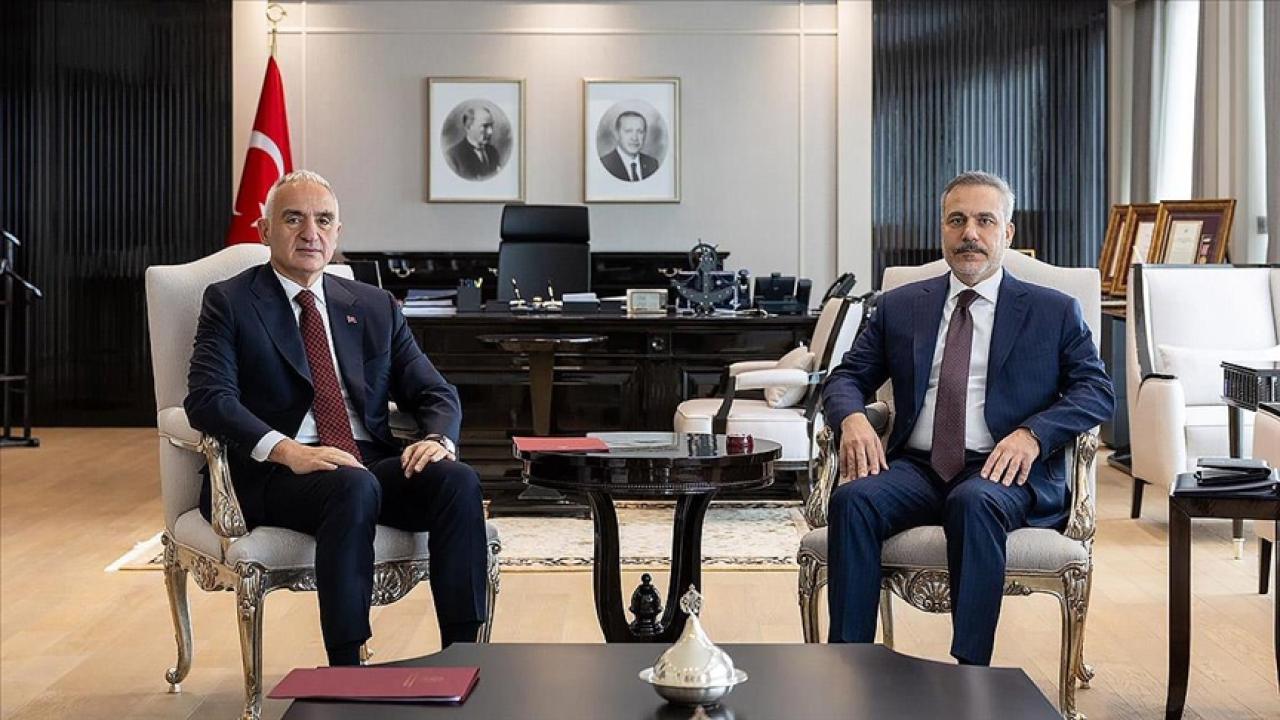 Dışişleri Bakanı Fidan, Kültür ve Turizm Bakanı Ersoy ile görüştü