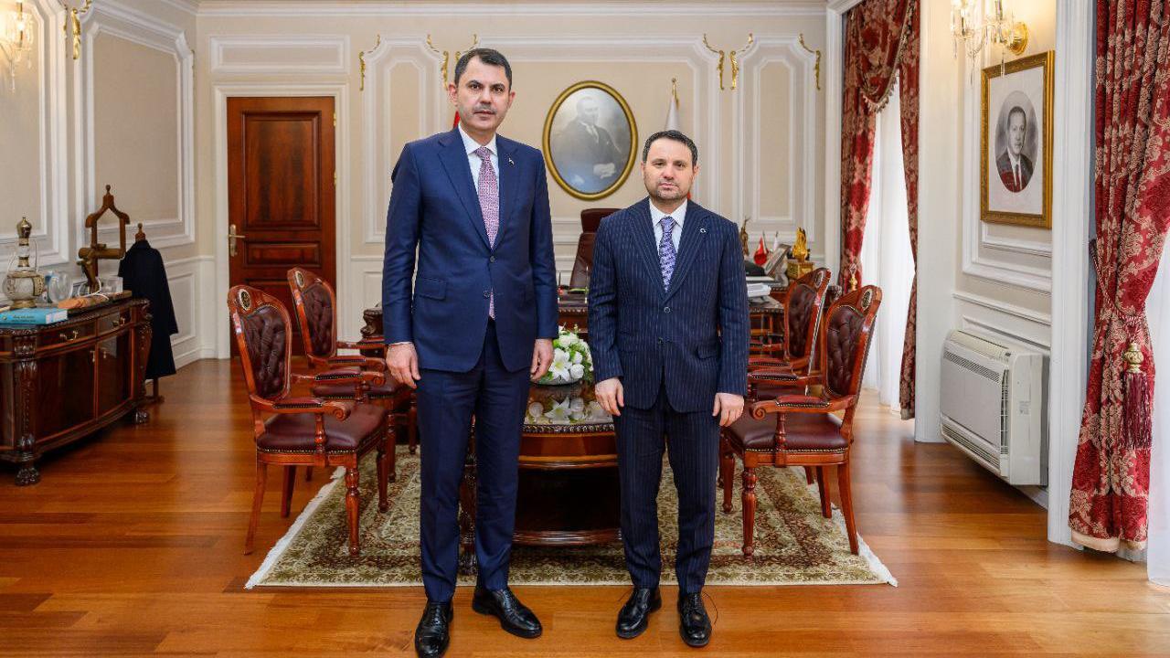 Bakan Kurum'dan Adalet Bakanı Akın Gürlek'e "Hayırlı Olsun" Ziyareti