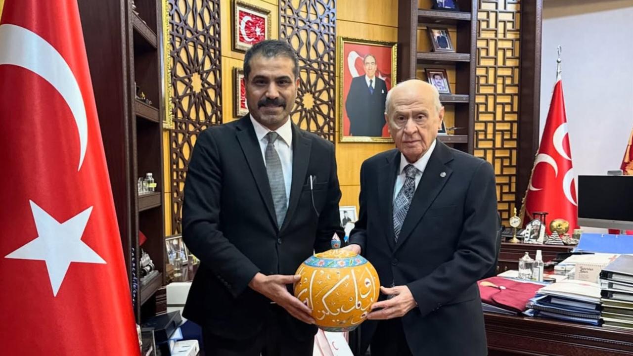 Hukukçu Serkan Toper'den MHP Lideri Devlet Bahçeli'ye ziyaret