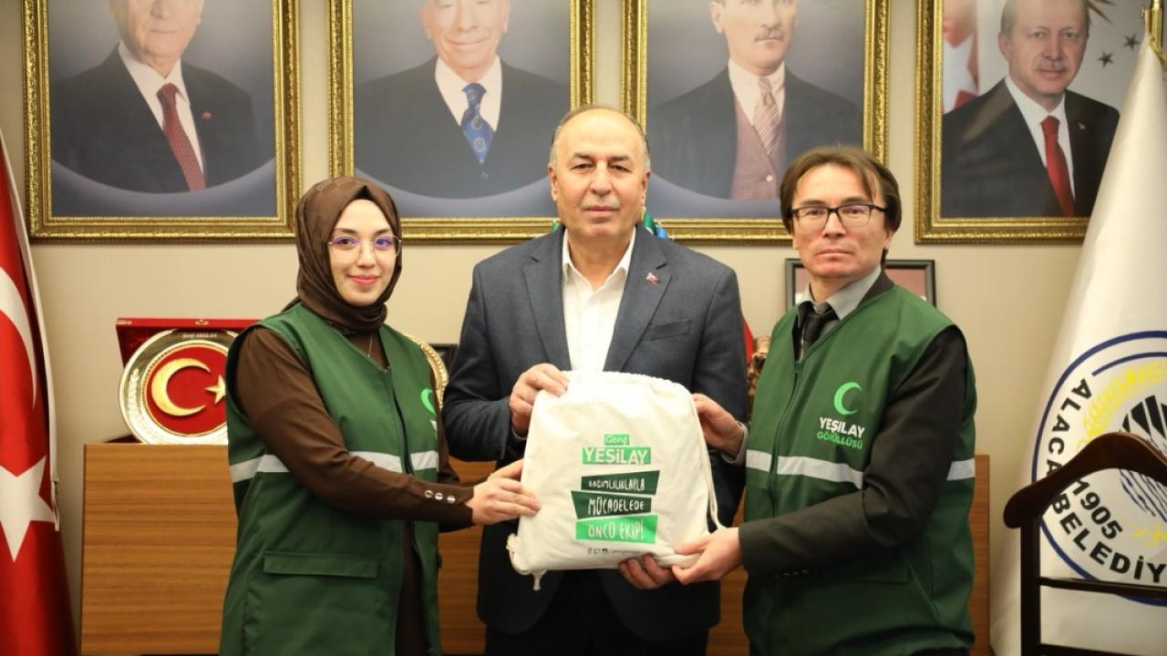 Yeşilay Haftası Kapsamında Başkan Arslan'a Anlamlı Ziyaret