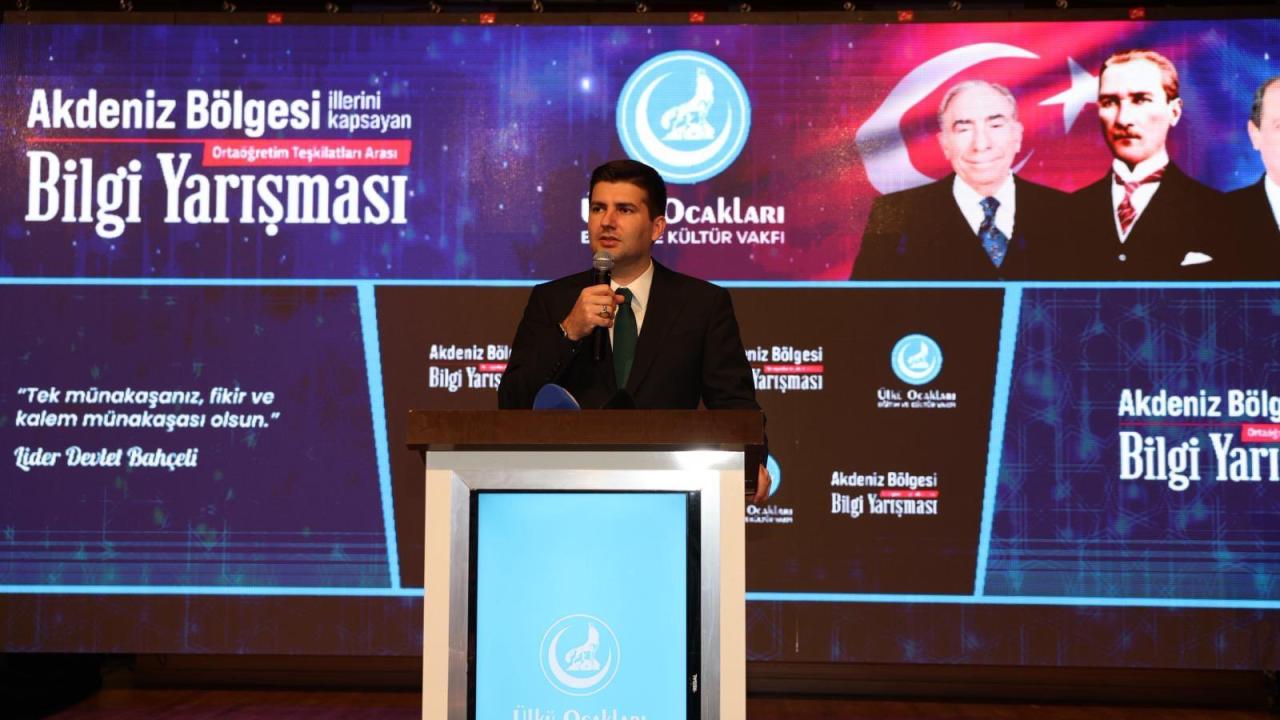 Ülkü Ocakları Genel Başkanı Yıldırım: Bugün liderimiz sayesinde Türk milliyetçiliği içe kapanık değil, dışa açılan bir ufukla ele alınmıştır