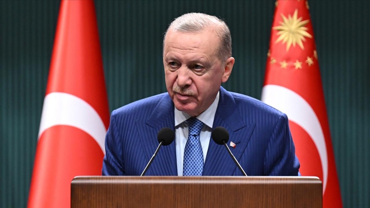 Cumhurbaşkanı Erdoğan: Hedefimiz öncelikle ülkemizi bu yangından uzakta tutmaktır