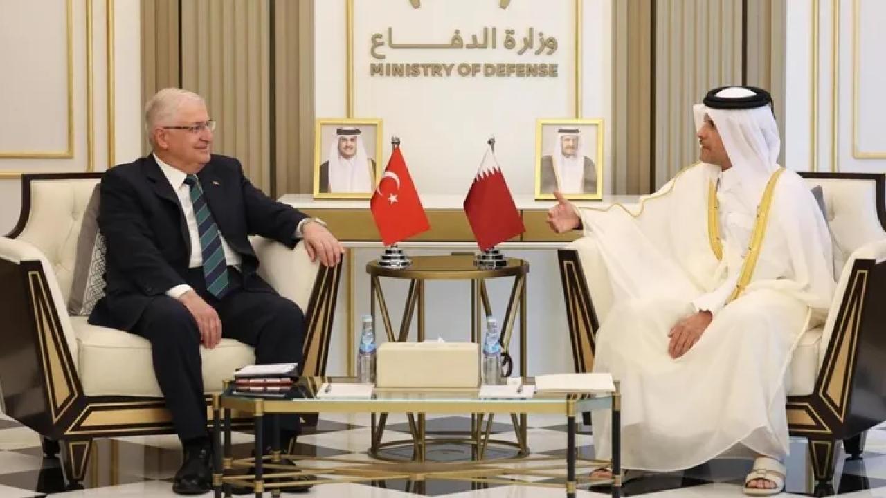 Milli Savunma Bakanı Güler, Katar Başbakan Yardımcısı Al Sani ile telefonda görüştü