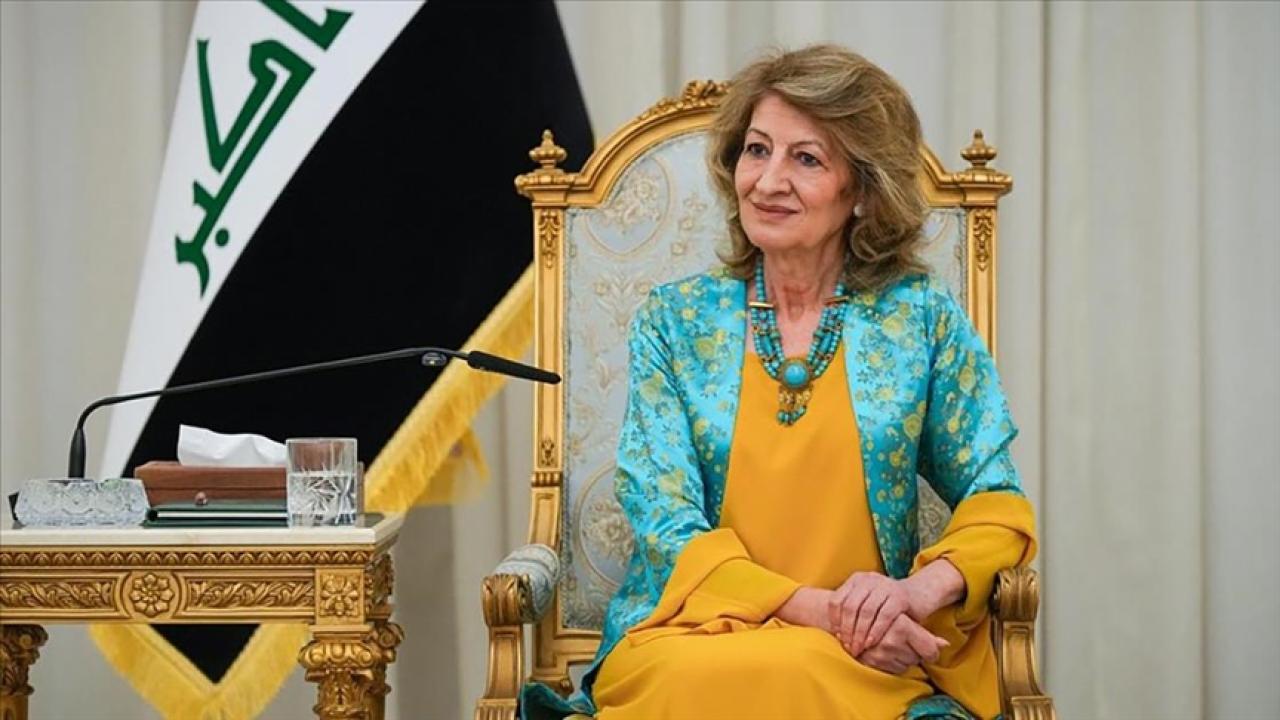 Irak Cumhurbaşkanı'nın eşinden "Bu bizim savaşımız değil" mesajı