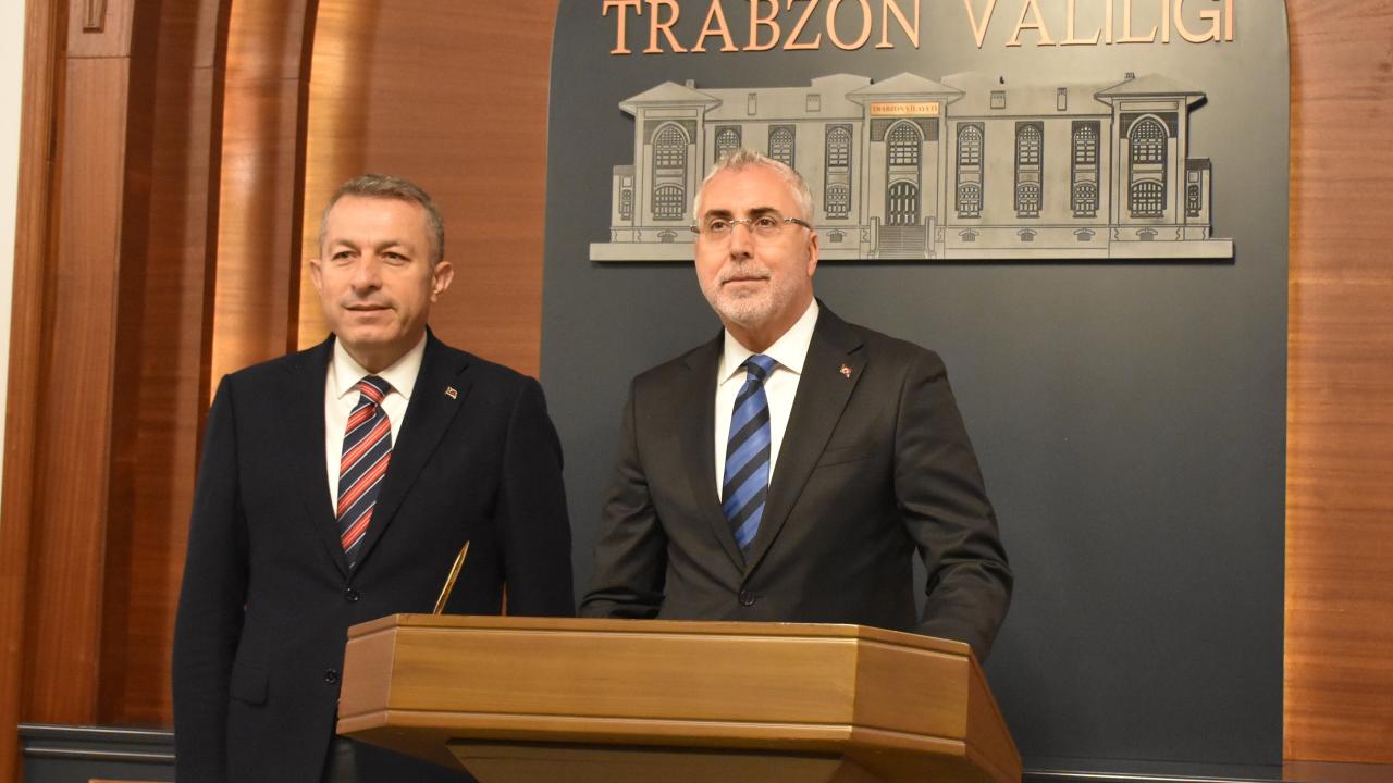 Çalışma ve Sosyal Güvenlik Bakanı Işıkhan, Trabzon'da ziyaretlerde bulundu