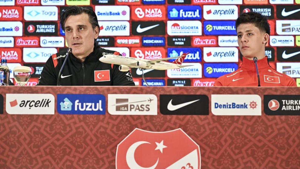 A Milli Futbol Takımı Teknik Direktörü Montella: Aklımızda bir mağlubiyet yok