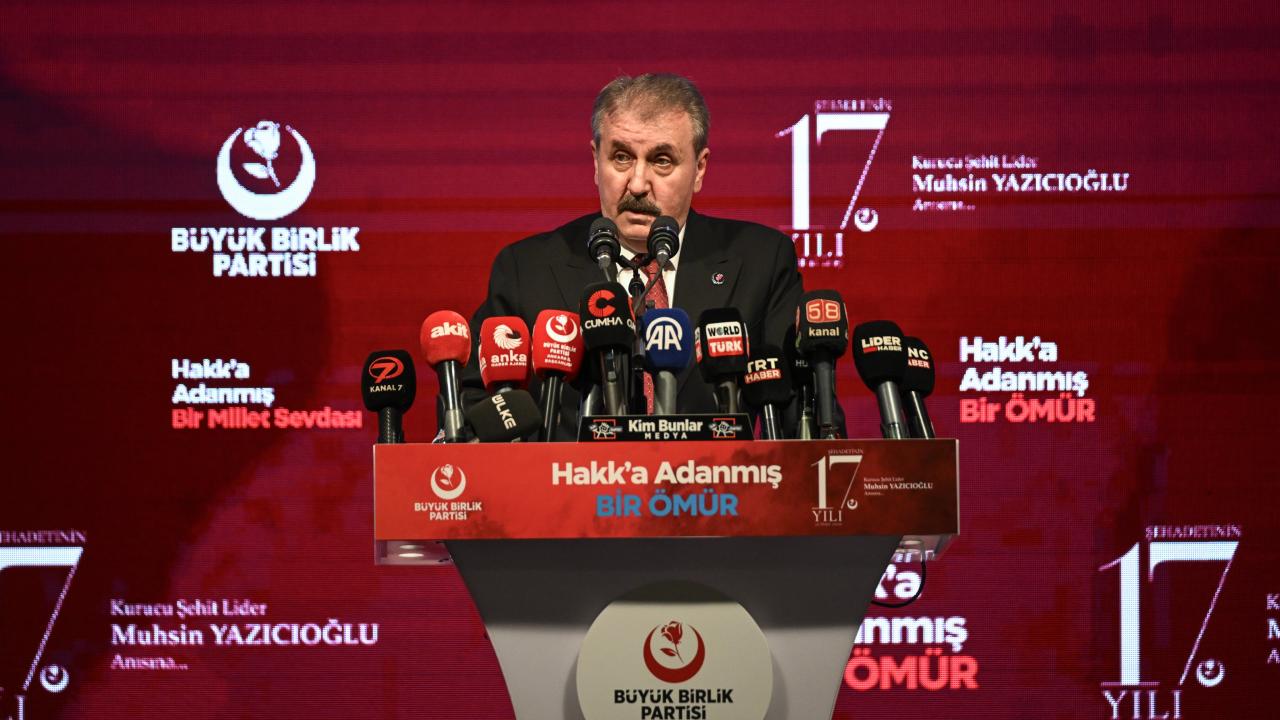 BBP Genel Başkanı Destici: Tanıdığımız ilk günden şehadetine kadar Şehit Muhsin Yazıcıoğlu'nun yanındaydık