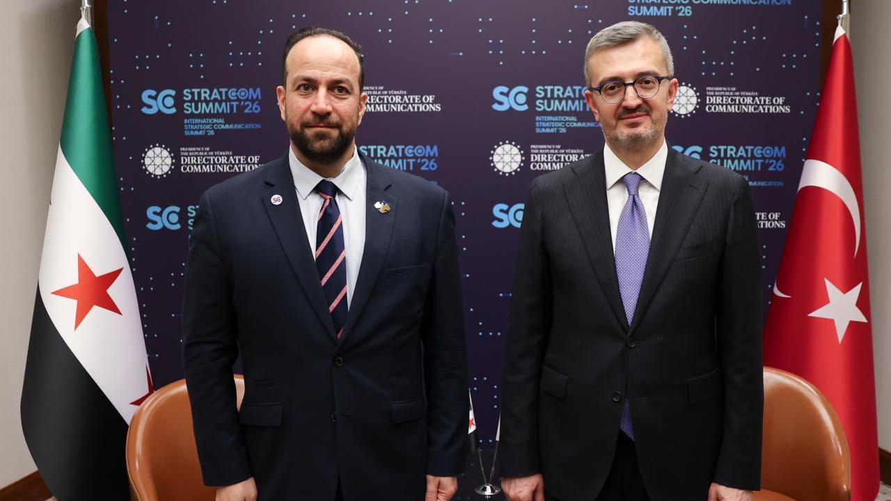 İletişim Başkanı Duran, Suriye Enformasyon Bakanı el-Mustafa ile görüştü