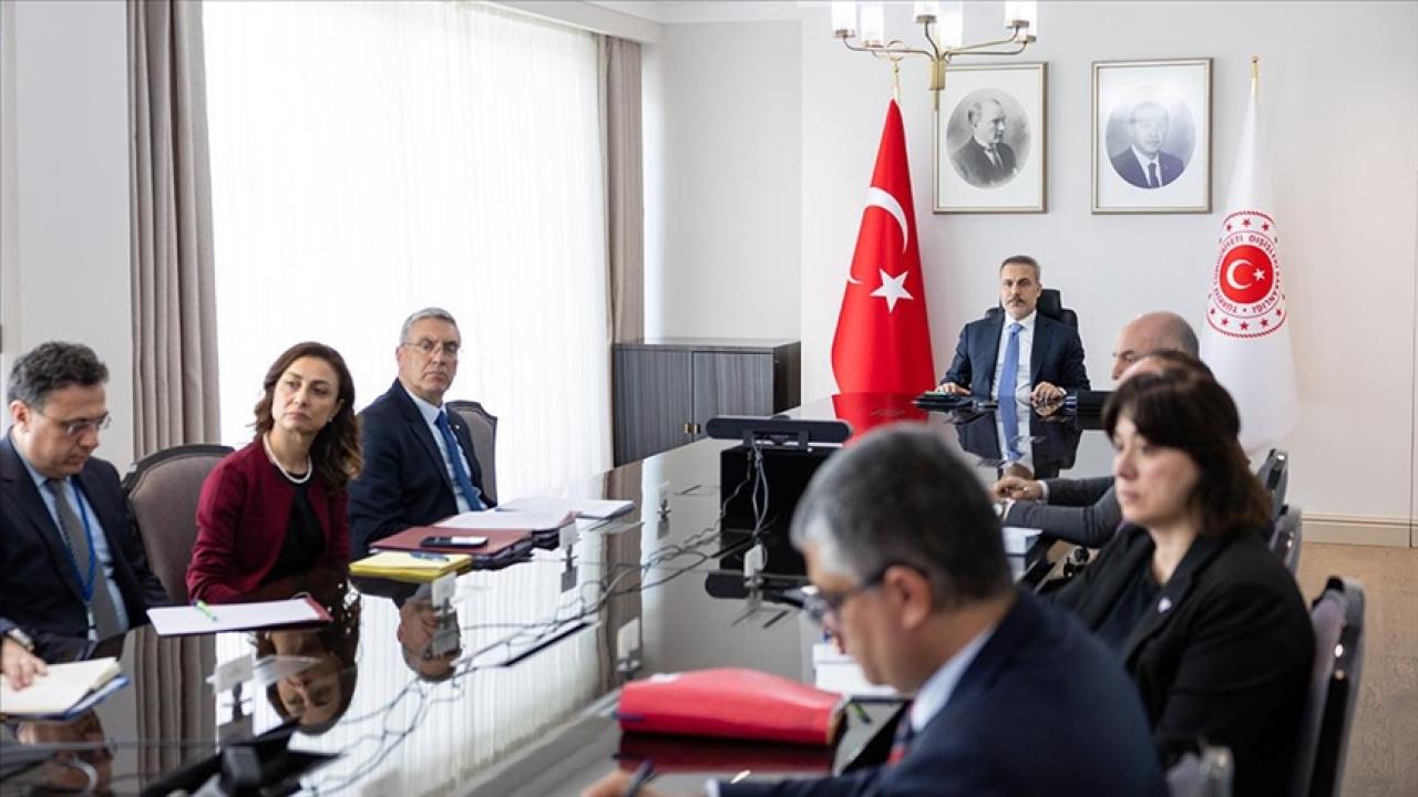 Bakan Fidan, İngiltere tarafından düzenlenen "Hürmüz Boğazı"na ilişkin çevrimiçi toplantıda yer aldı