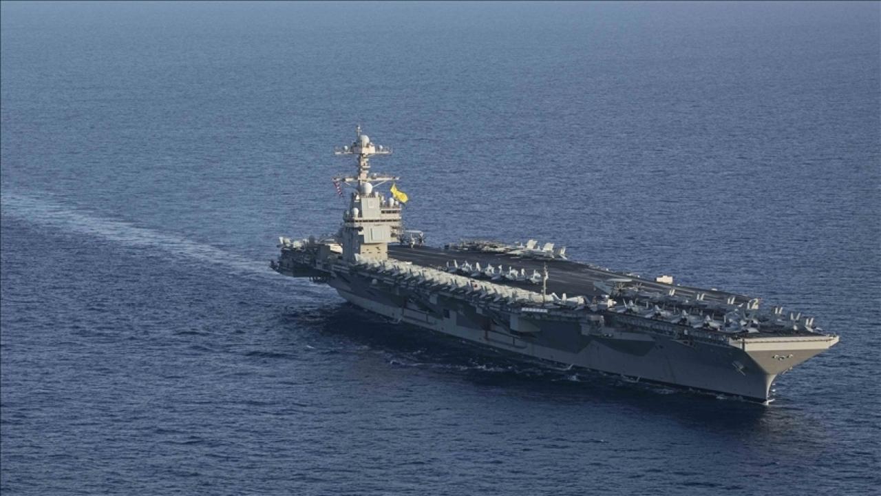 ABD uçak gemisi USS Gerald R. Ford'un, onarım çalışmaları tamamlandı