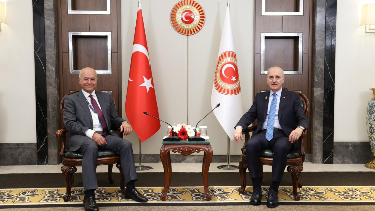 TBMM Başkanı Kurtulmuş, BM Mülteciler Yüksek Komiseri Salih ile görüştü