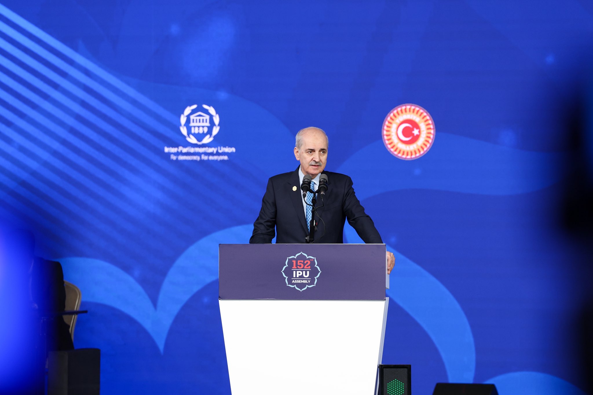 TBMM Başkanı Kurtulmuş: Kendimiz için istediğimizi bütün insanlar için istemek durumundayız