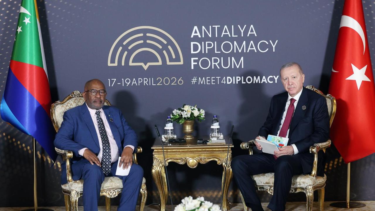 Cumhurbaşkanı Erdoğan'ın, Komorlar Birliği Cumhurbaşkanı Azali Assoumani ile görüşmesine ilişkin açıklama