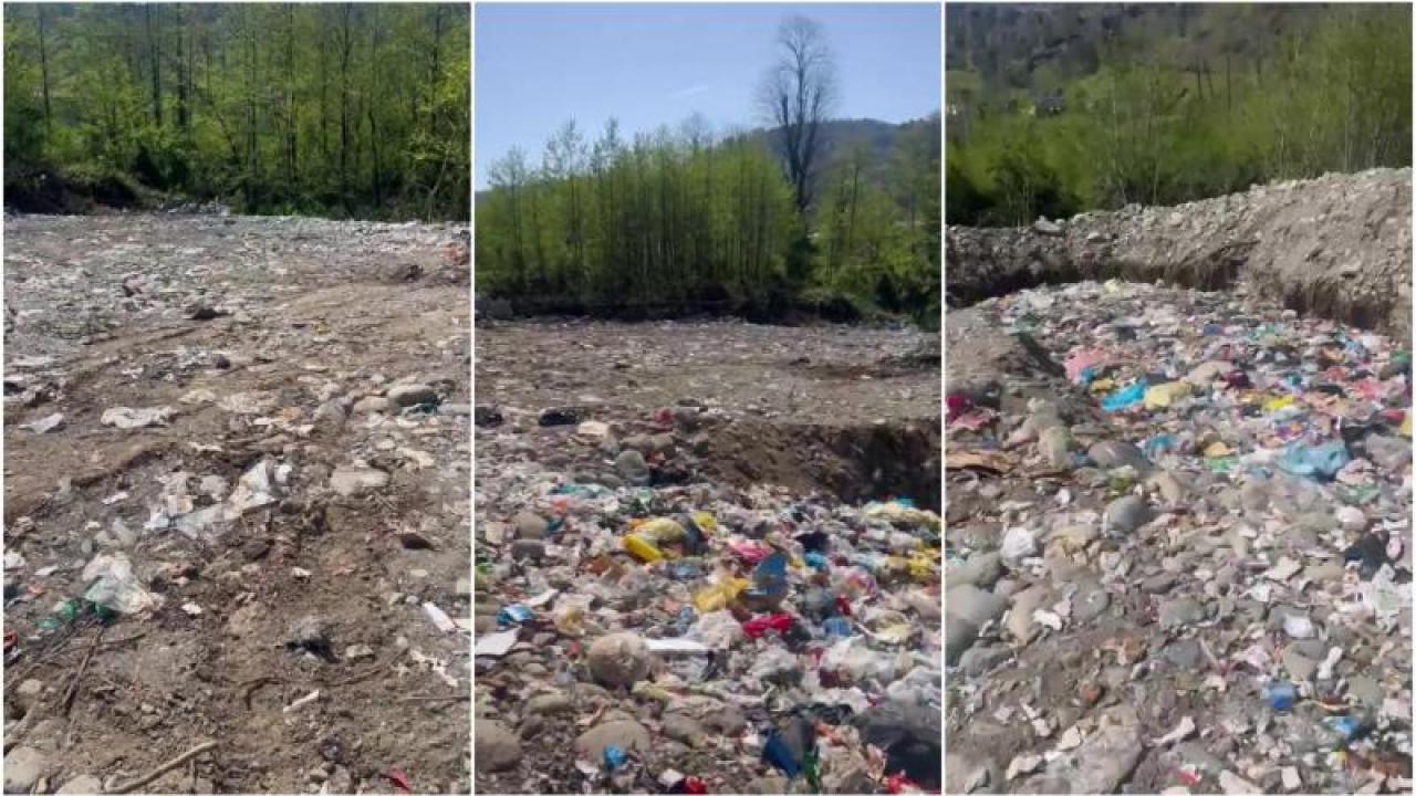 Rize'de açık alana çöp döken Fındıklı Belediyesine 2,3 milyon lira ceza uygulandı