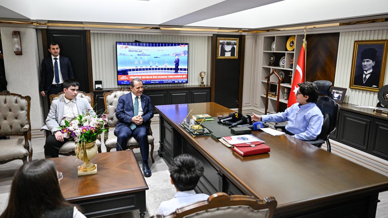 İstanbul Emniyet Müdürü Yıldız, 23 Nisan'da koltuğunu şehit çocuğuna devretti
