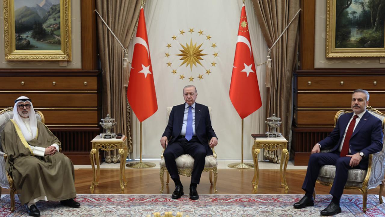 Cumhurbaşkanı Erdoğan, Kuveyt Dışişleri Bakanı Sabah'ı kabul etti