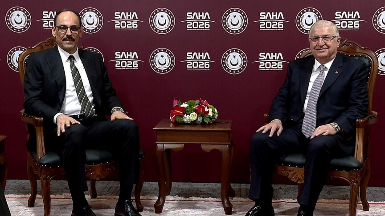 Milli Savunma Bakanı Güler, MİT Başkanı Kalın ile görüştü