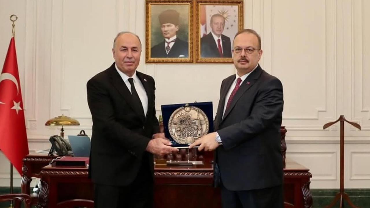 Alaca Belediye Başkanı Arslan'dan Ankara Valisi Yakup Canbolat'a Ziyaret