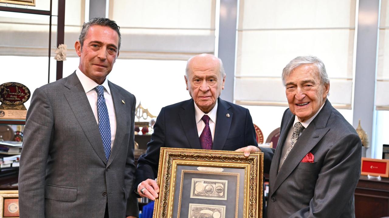 Koç Holding’den MHP Lideri Devlet Bahçeli’ye ziyaret