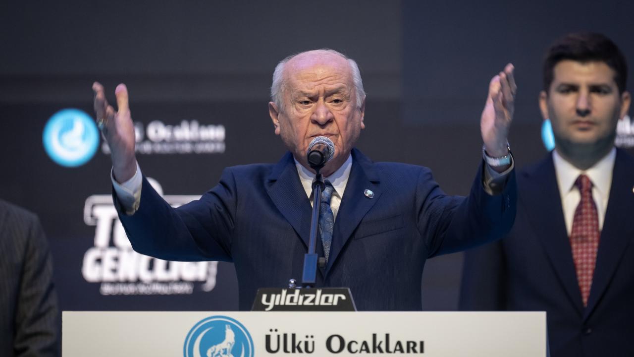 MHP Lideri Devlet Bahçeli: Ülkü Ocakları’yla övünüyor, Türk gençliğine güveniyorum
