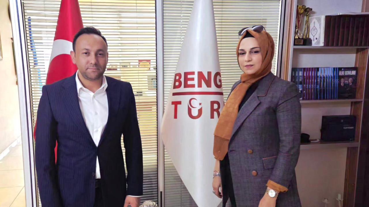 Gazeteci Ayşegül Akyüz Yahşi'den Bengü Türk TV Genel Yayın Yönetmeni Kadir Yıldız'a Ziyaret
