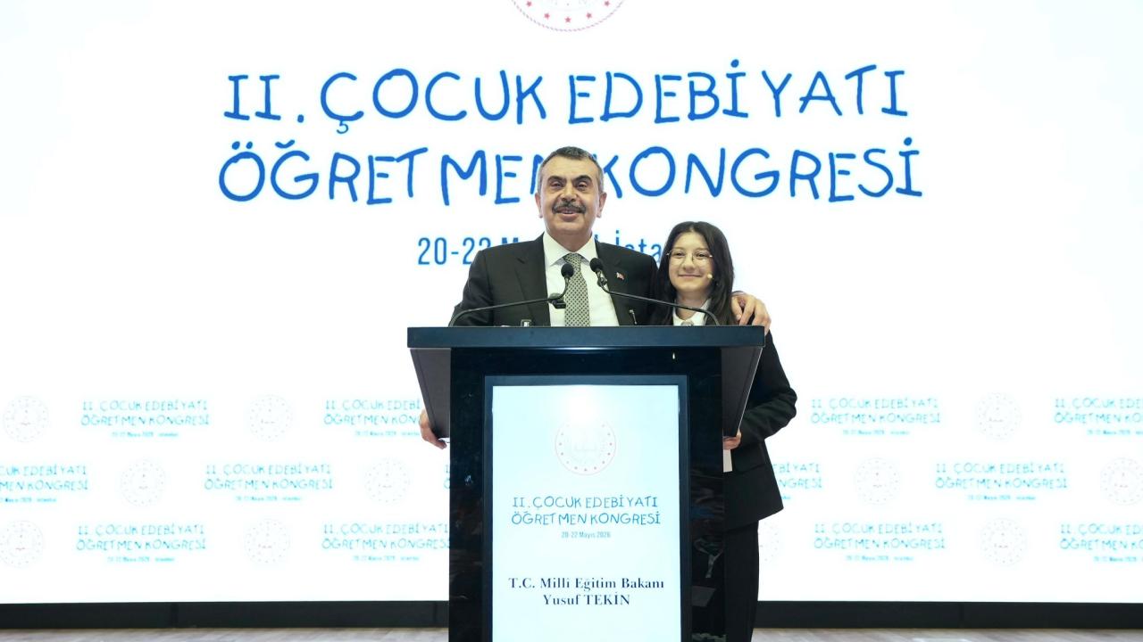 Milli Eğitim Bakanı Tekin 2. Çocuk Edebiyatı Öğretmen Kongresi'ne katıldı