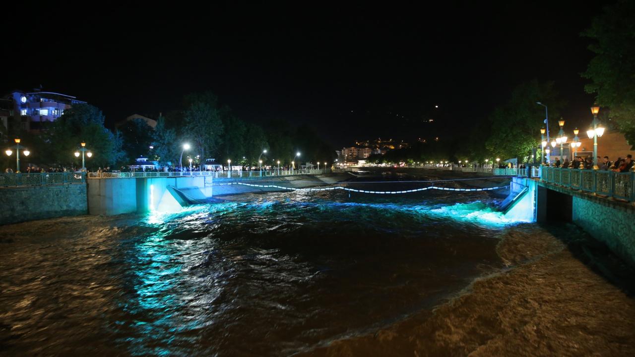 Tokat'ta Yeşilırmak Nehri'nin su seviyesi yükseldi