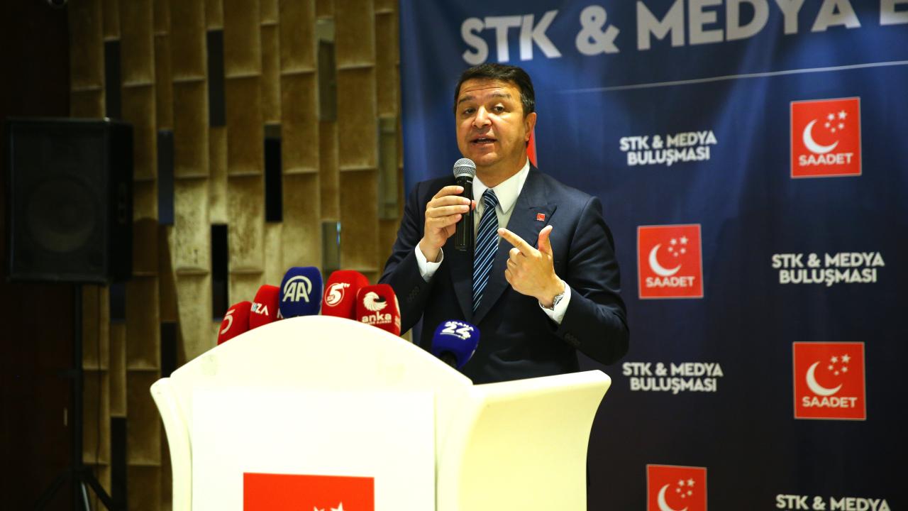 Saadet Partisi Genel Başkanı Arıkan, Adana ve Osmaniye'de STK temsilcileri ve gazetecilerle buluştu