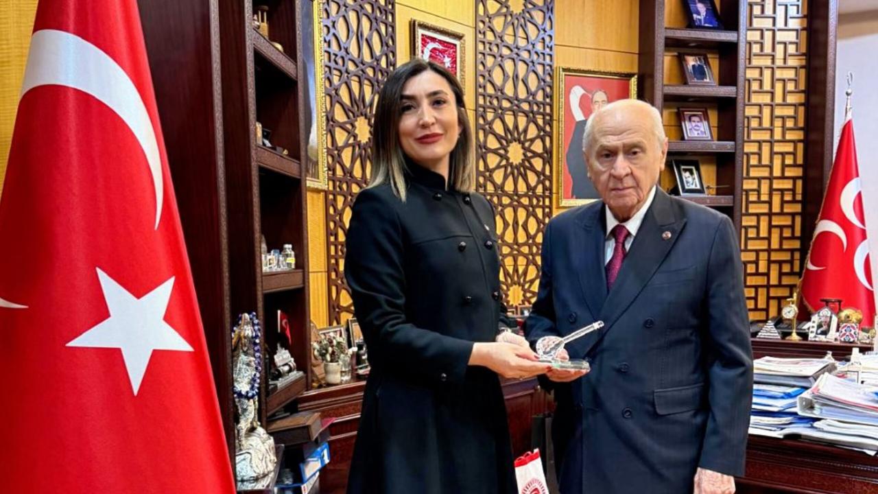 Alevi-Bektaşi Kültür ve Cemevi Başkanı Ersin'den MHP Lideri Bahçeli'ye ziyaret