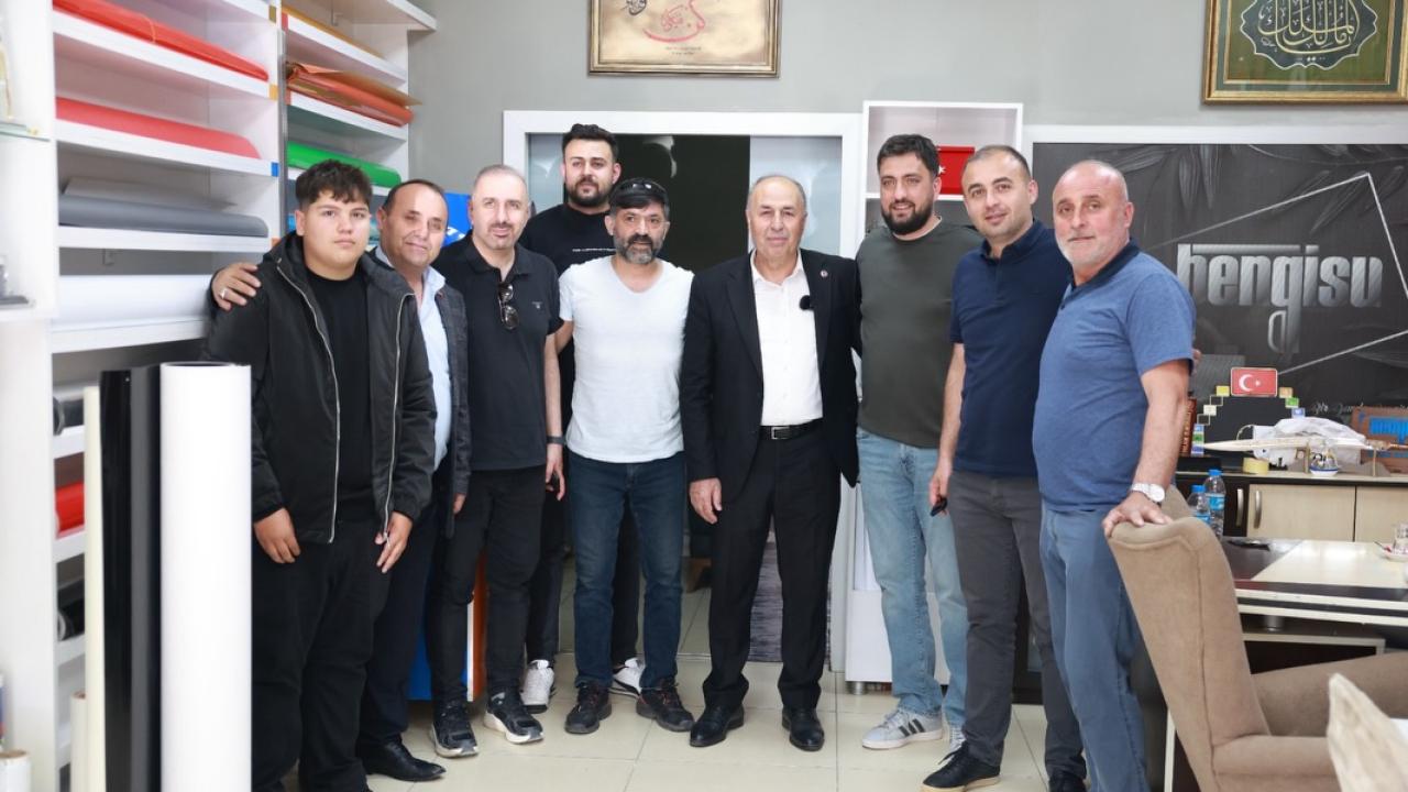 Alaca Belediye Başkanı Arslan'dan Yozgat Caddesi Esnafına Ziyaret