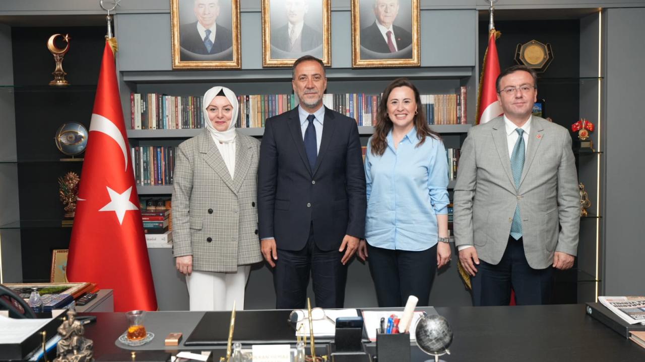 MHP İstanbul İl Başkanı Volkan Yılmaz’a Kızılay’dan Ziyaret