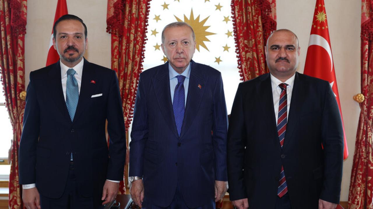 Cumhurbaşkanı Erdoğan, Kerkük Valisi Ağa'yı kabul etti