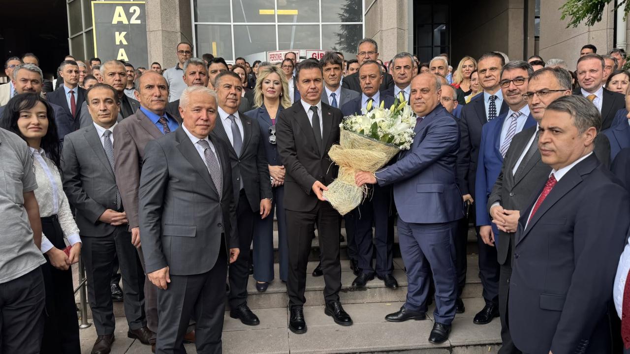 Yargıtay üyeliğine seçilen Karaköse'ye Ankara Adliyesi'nde veda töreni düzenlendi