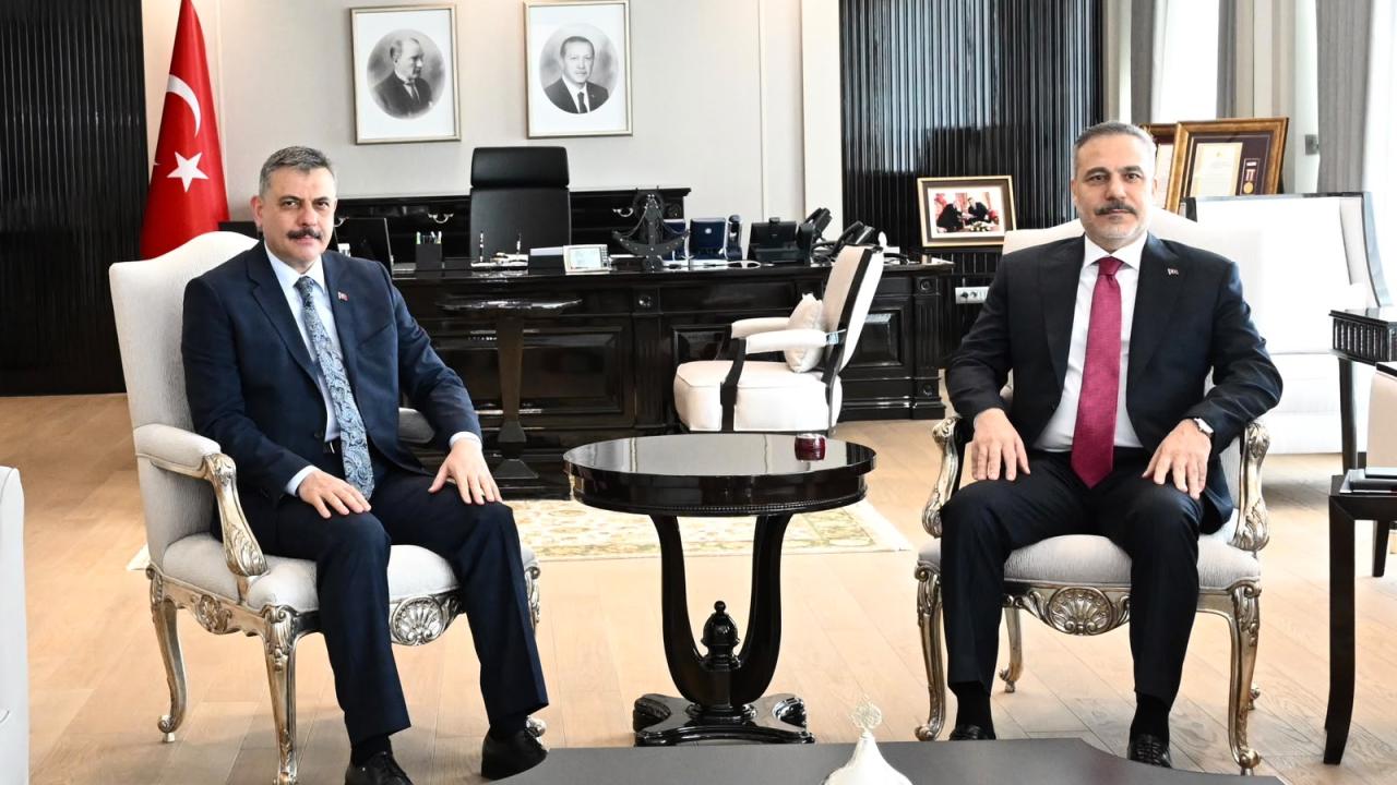 İçişleri Bakanı Çiftçi'den Dışişleri Bakanı Hakan Fidan'a ziyaret