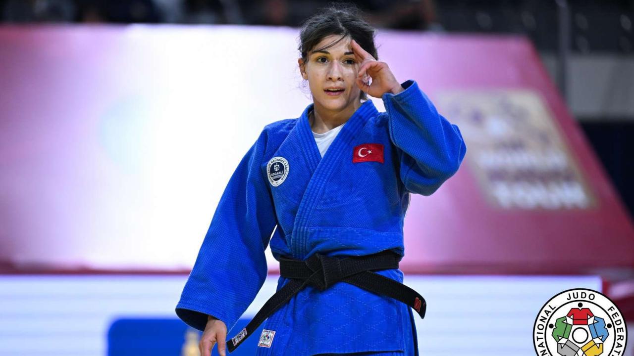 Milli judocu Tuğçe Beder'den Ulanbator Grand Slam'de bronz madalya
