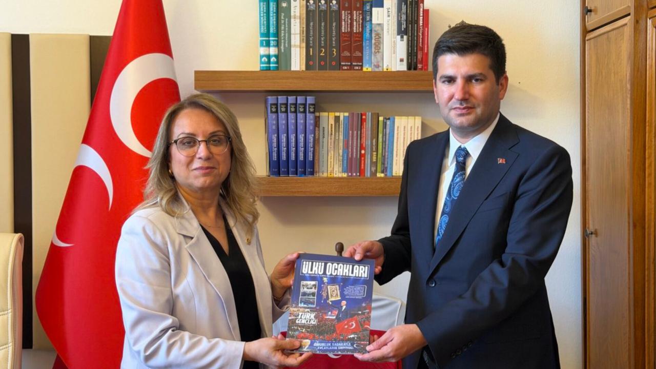 MHP Grup Başkanvekili Kılıç ve Ülkü Ocakları Genel Başkanı Ahmet Yiğit Yıldırım TBMM'de bir araya geldi